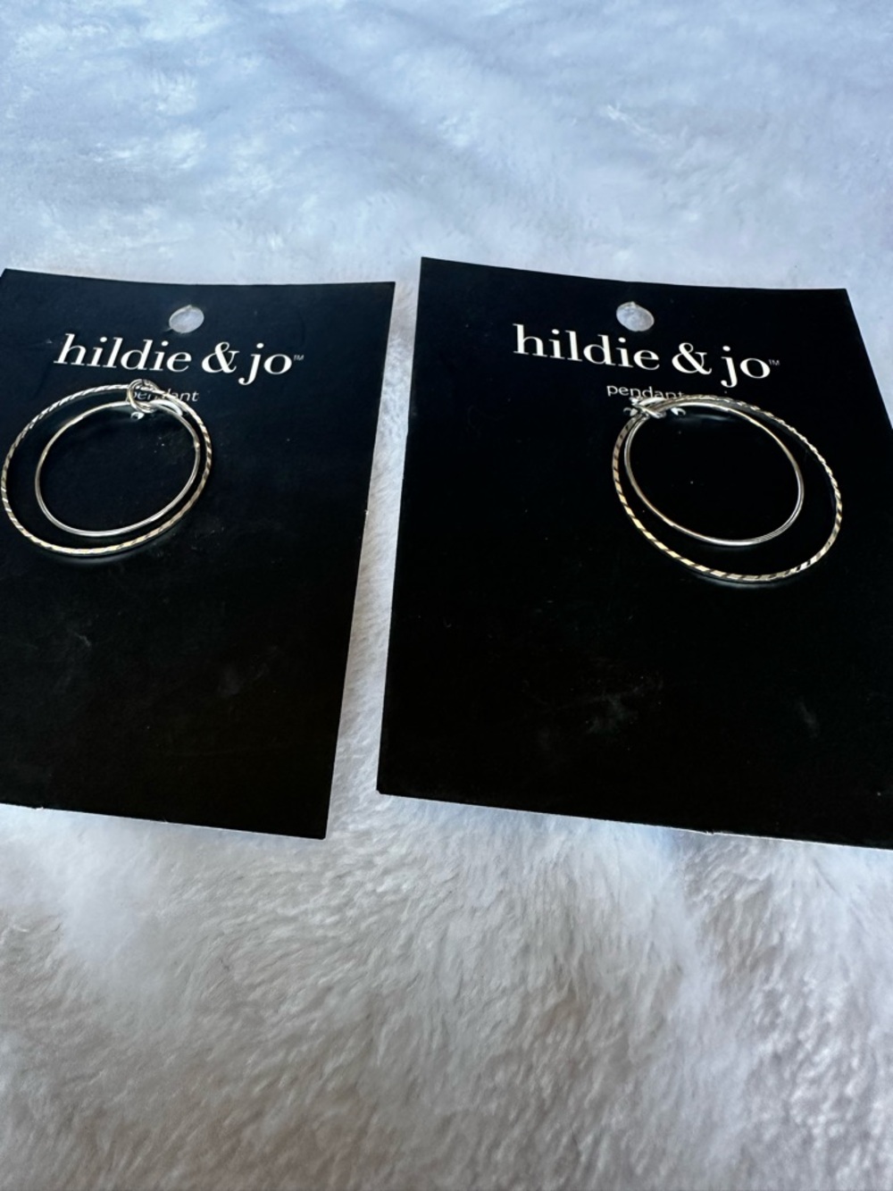 Set of two Hildie and Jo. Pendants